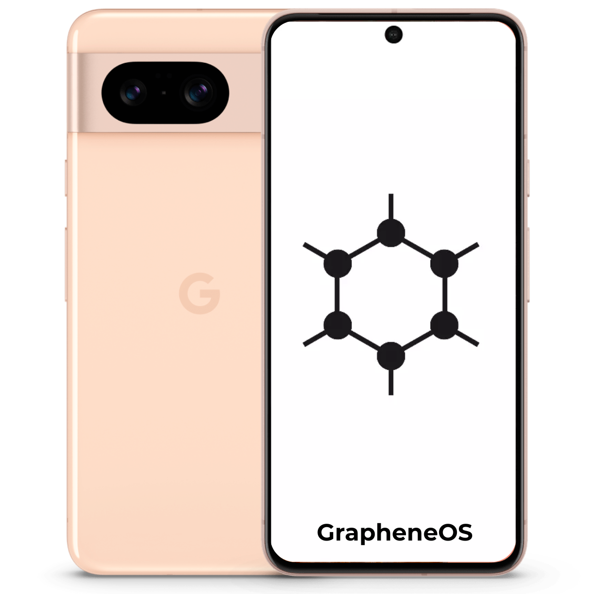 Google Pixel 8 (Unlocked) GrapheneOS 128GB Obsidian Excellent Condition